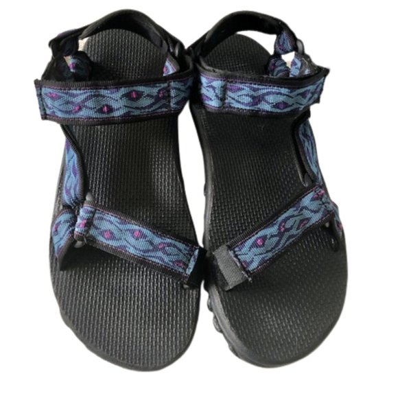 Teva Pretty Rugged Hiking/Trail Walking Sandals - Blue/Pink - 10 - Picture 3 of 8